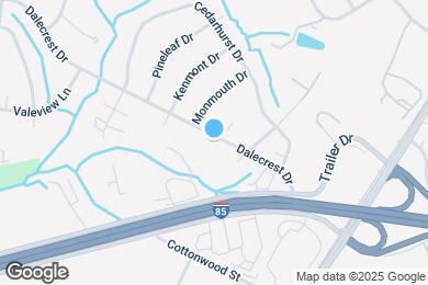 Map image of the property - 2801 Dalecrest Dr