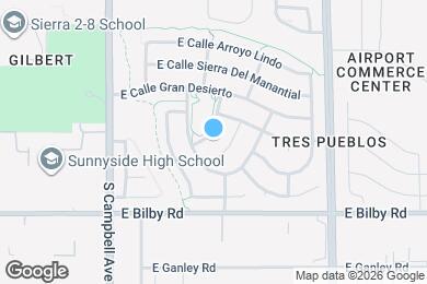 Map image of the property - 5965 S Avenida Selva del Ocote
