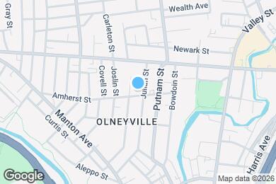 Map image of the property - 175 Amherst St