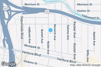 Map image of the property - 4724 Noble Ave