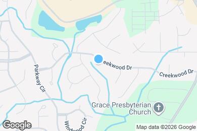 Map image of the property - 6826 Creekwood Dr