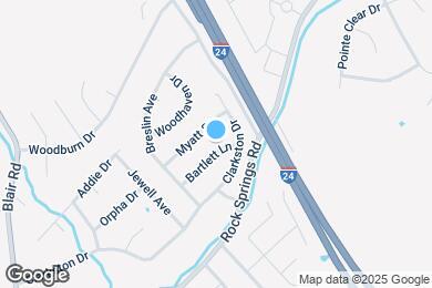Map image of the property - 304 Bartlett Ln
