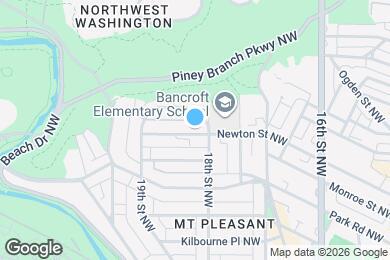 Map image of the property - 1821 Newton St NW