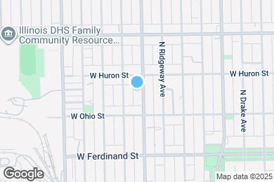 Map image of the property - 634 N Hamlin Ave