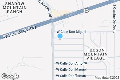 Map image of the property - 4961 W Calle Don Alfonso