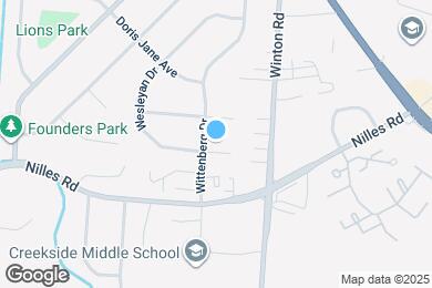 Map image of the property - 12 Wesleyan Ct