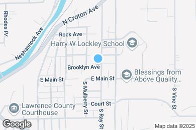 Map image of the property - 115 N Ray St