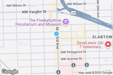 Map image of the property - 1603 NW 23rd Ave