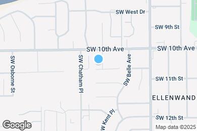 Map image of the property - 1019 SW Kent Pl