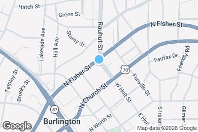 Map image of the property - 330 W Holt St