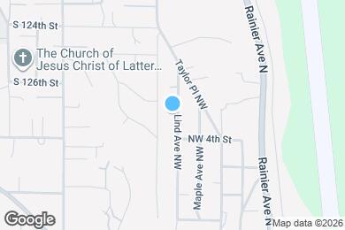 Map image of the property - 411 Lind Ave NW