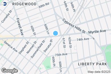 Map image of the property - 6080 Myrtle Ave