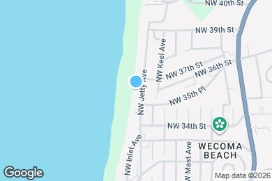 Map image of the property - 3549 NW Jetty Ave