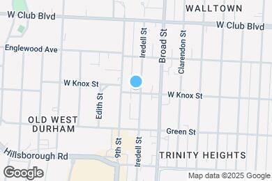 Map image of the property - 1001 Iredell St