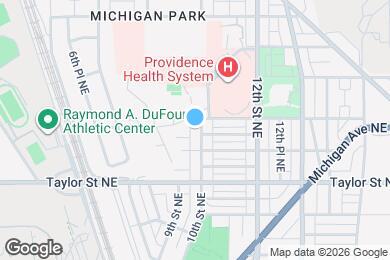 Map image of the property - 4312 10th St NE