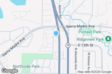 Map image of the property - Canyon Edge Townhomes