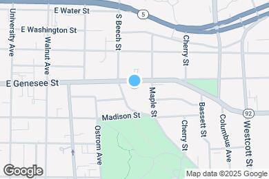 Map image of the property - 1524 E Genesee St