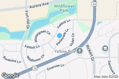 Map image of the property - 2207 Periwinkle Ln