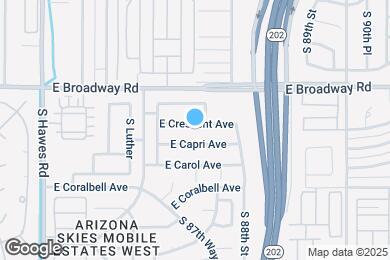 Map image of the property - 8655 E Crescent Ave
