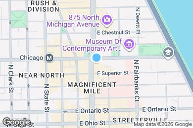Map image of the property - 777 N Michigan Ave