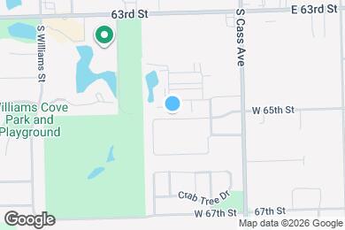 Map image of the property - 110 W 65th St