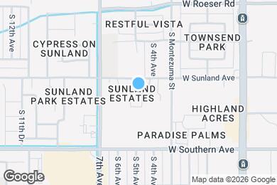 Map image of the property - 5620 S 5th Ave