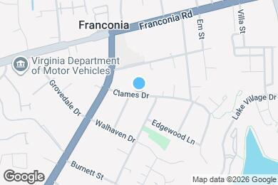 Map image of the property - 6032 Clames Dr
