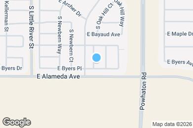 Map image of the property - 26177 E Byers Pl