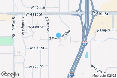 Map image of the property - 3600 S Gateway Blvd