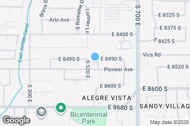 Map image of the property - 8504 S 560 E