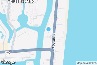 Map image of the property - 3800 S Ocean Dr