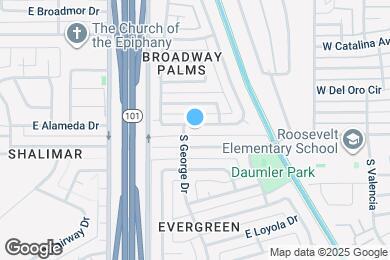 Map image of the property - 2331 E Alameda Dr