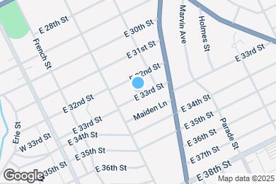 Map image of the property - 234 E 33rd St