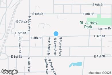 Map image of the property - 802 E 4th St