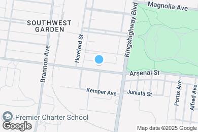 Map image of the property - 4957 Arsenal St
