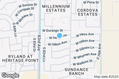 Map image of the property - 8137 W Hess Ave