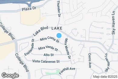 Map image of the property - 4076 Mira Costa St