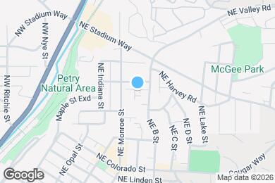 Map image of the property - 1063 NE B St