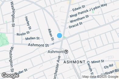 Map image of the property - 170 Ashmont St