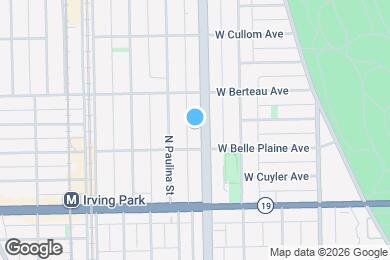 Map image of the property - 4120 N Ashland Ave