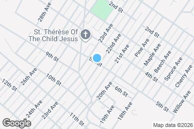 Map image of the property - 502 22nd Ave
