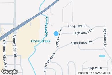 Map image of the property - 5846 Long Lake Ln