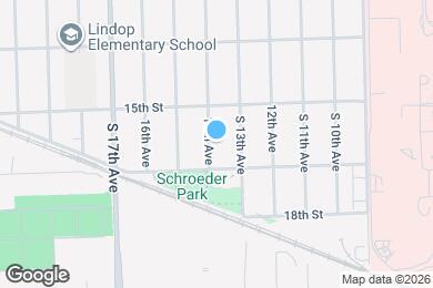 Map image of the property - 2529 S 14th Ave