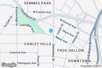 Map image of the property - 2637 Semmes St