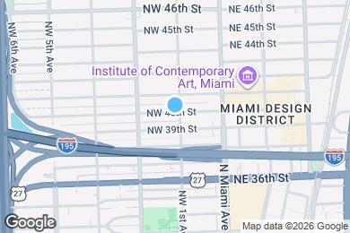 Map image of the property - 100 NW 40th St