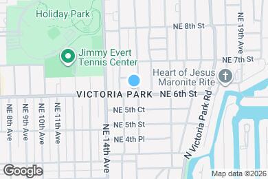 Map image of the property - 601 NE 16th Ave