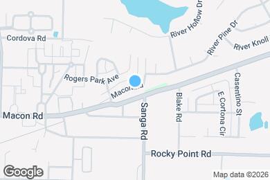 Map image of the property - 8725 Macon Rd