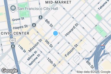 Map image of the property - 734 Natoma St
