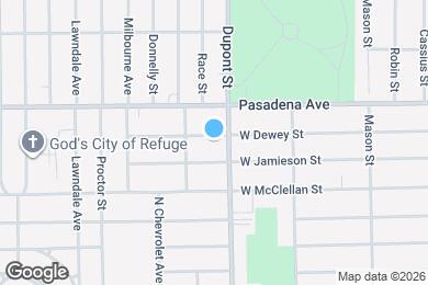 Map image of the property - 711 W Dewey St