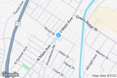 Map image of the property - 1350 N Main Ave